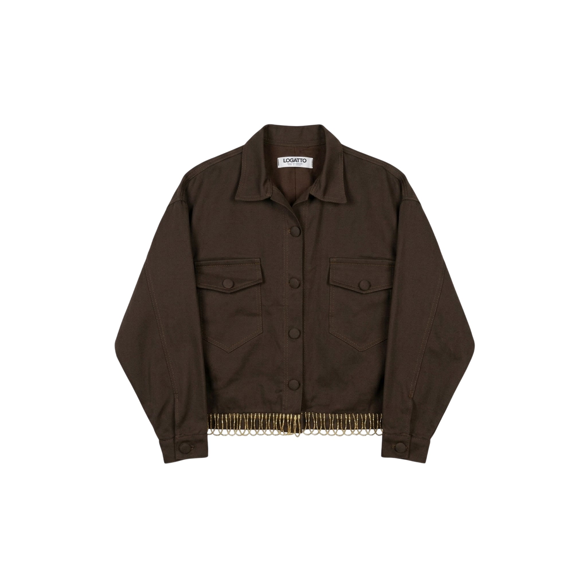 CHAQUETA PALMERA DORADA