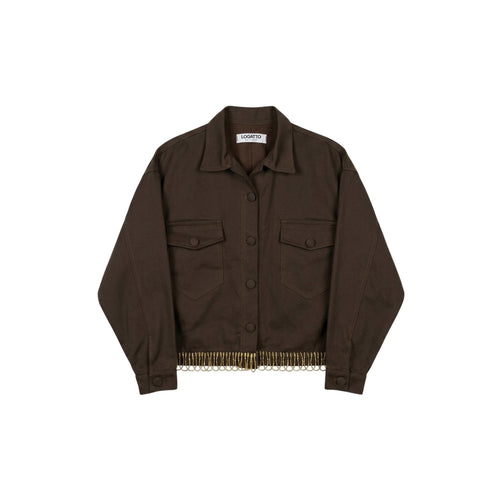 CHAQUETA PALMERA DORADA