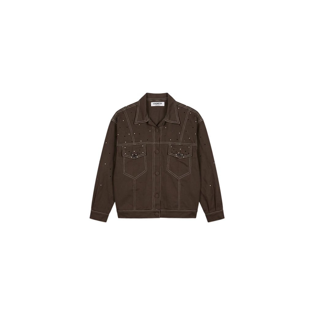 CHAQUETA GEMELA CAFE
