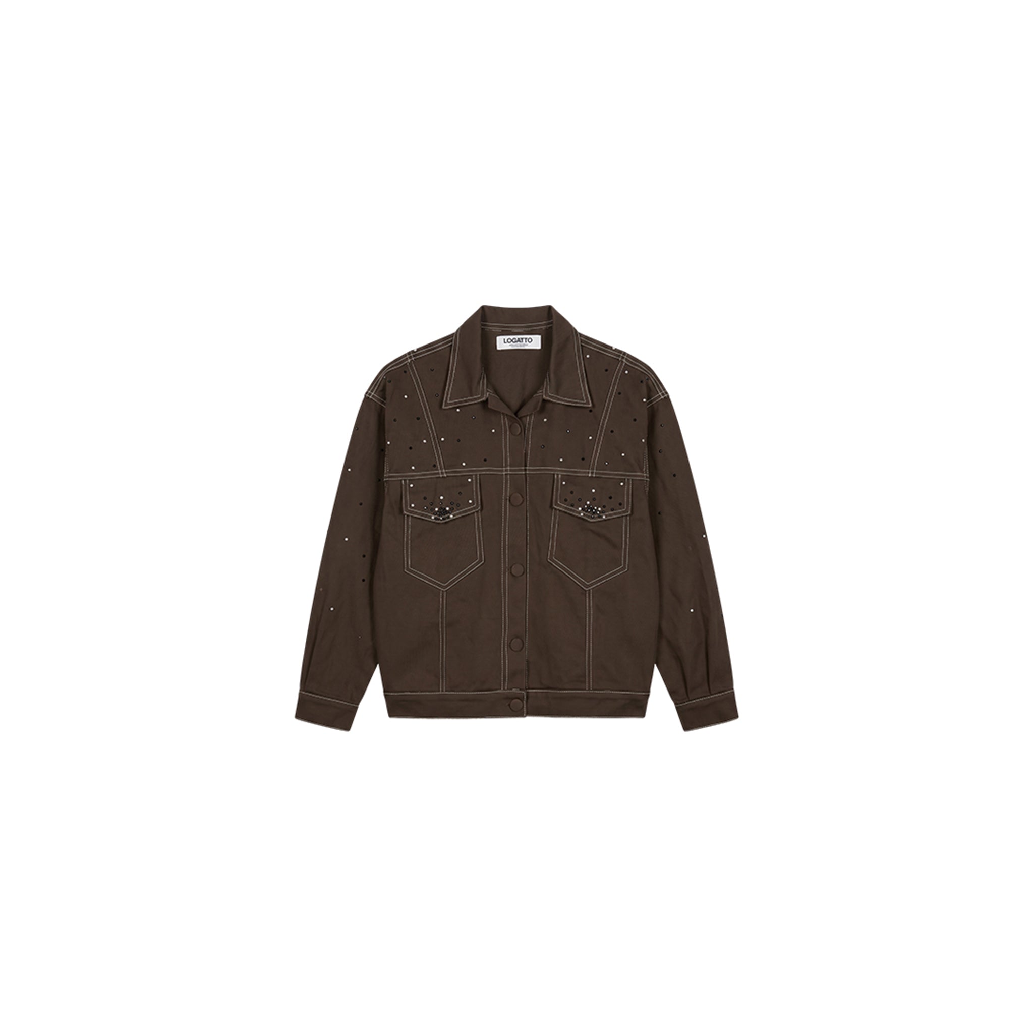CHAQUETA GEMELA CAFE