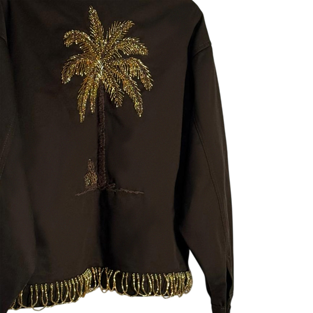 CHAQUETA PALMERA DORADA