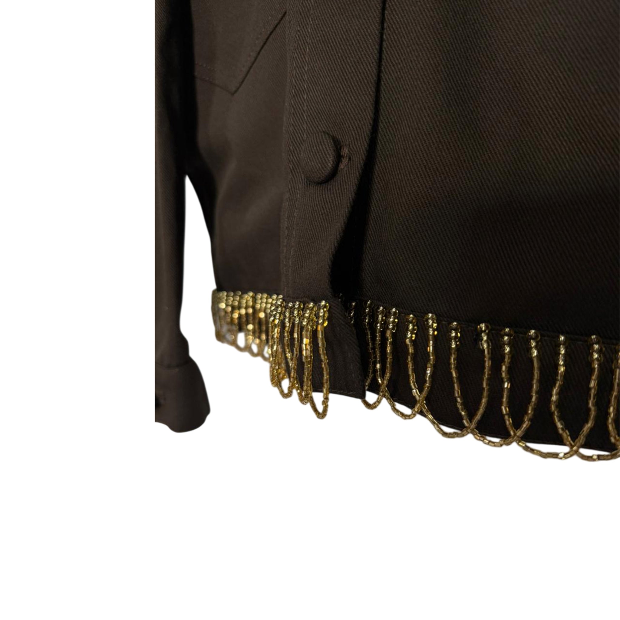 CHAQUETA PALMERA DORADA